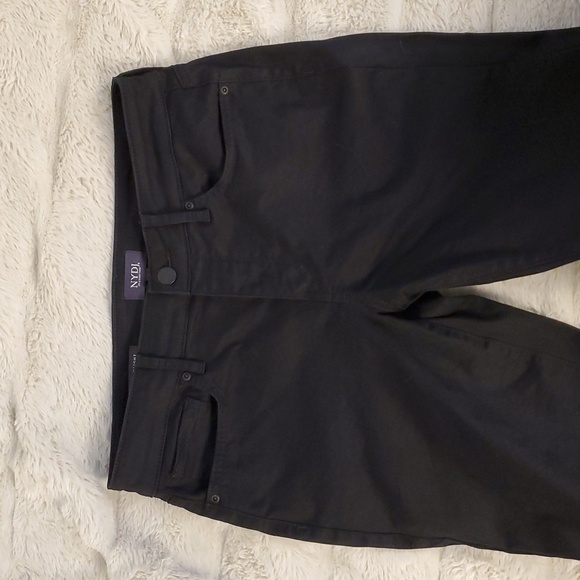 NYDJ Marilyn Straight Lift X Tuck Black Jeans 6x26 - Picture 2 of 10